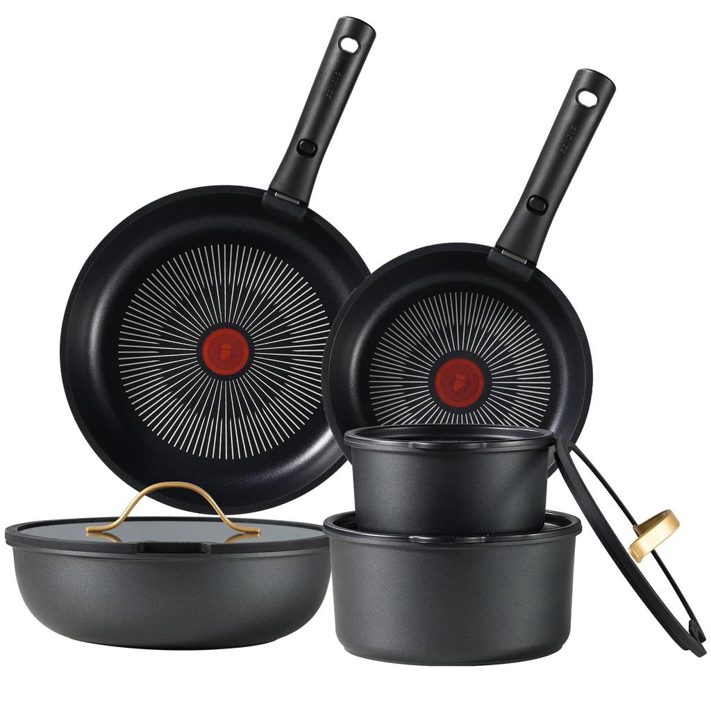 CAROTE Frying Pan 11 Compatible with IH and Gas Free of Harmful Substances Such As Professional Removable Titanium Smooth Pot Easy To Oven New Life 1