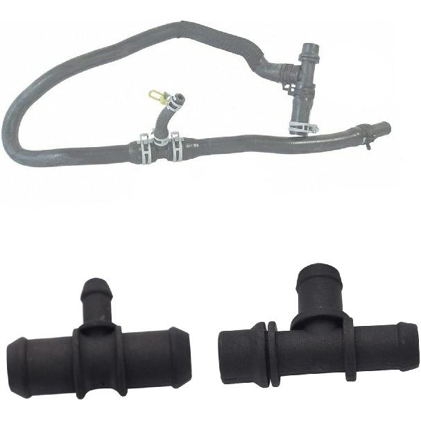 Hconcet 2PCS HVAC Heater Hose Tee Connector Fit Compatible with 2010-2013 Ford Transit Connect 2.0L 9T1Z18472C KH623 9T1Z-18472-C
