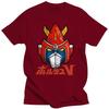 Chogokin Vintage Mecha Print Men's Black T-Shirt High Quality 100% Cotton High Quality VOLTES V Team Robot Japan