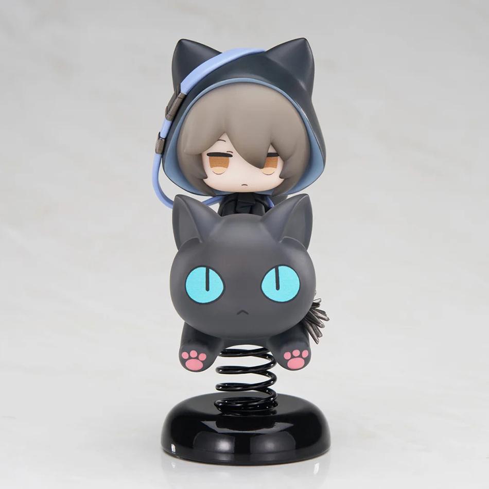 Arknights Happy Shake Phantom Q-version rocking music 9.5CM Anime Figure PVC Set Kawaii Desktop Ornaments Model Toys Present