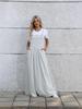 2025 European & American Women's Casual Pleated Waist Slimming Jumpsuit Skirt