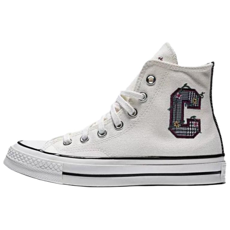 

Converse CHUCK TAYLOR 70S comfortable and fashionable durable high-top canvas shoes for women in black and white 37.5