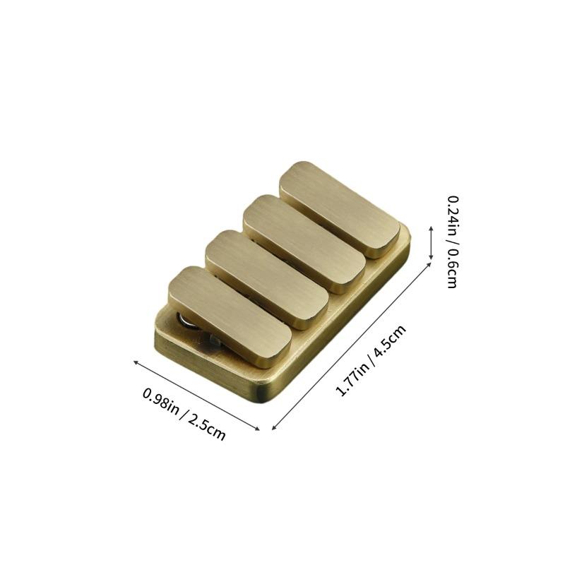 Magnetic Slider Metal Fidget Push Card Mini Sensory Toys Fingertip Gyro Sound Wave Decompression EDC Adult Toys Office Desk Toys