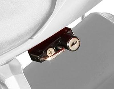 Kijima Motorrad-Fahrradteile Helmschloss Schwarz DUCATI Super Bike Panigale 959 1199/S, 1299/S, 899, HDC-05007