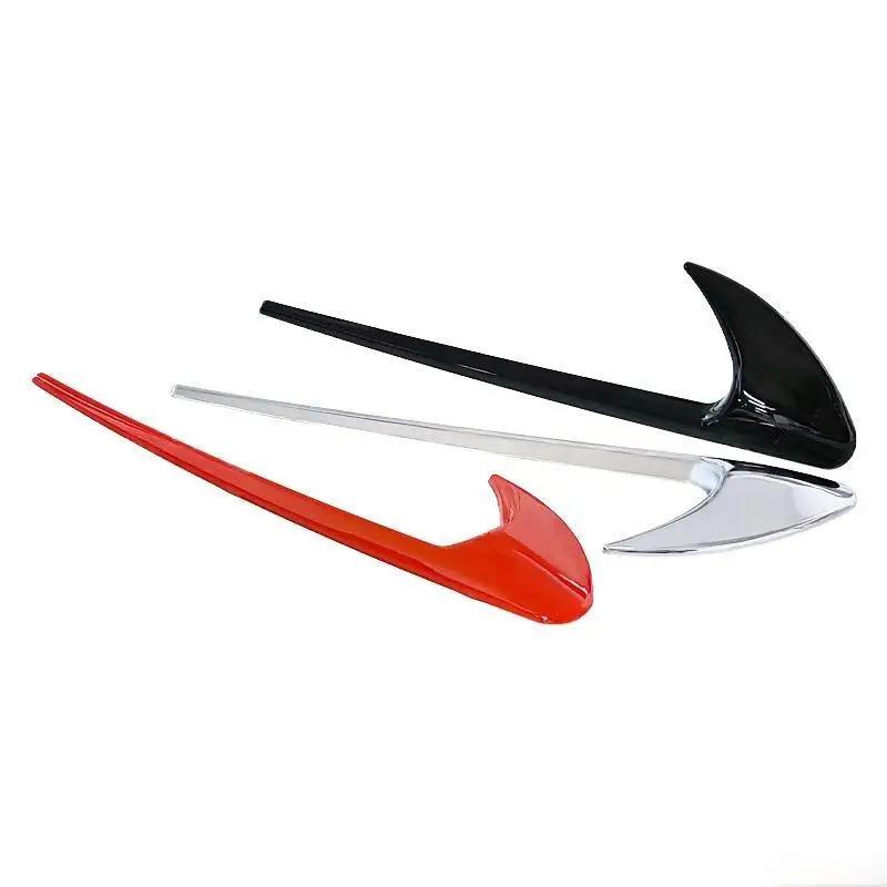 2Pcs ABS Car Side Sticker Vent Fender Trim Emblem Blade  Trim For Mercedes Benz AMG V8 C200 C300 E300 E400 W213 C-Class W205