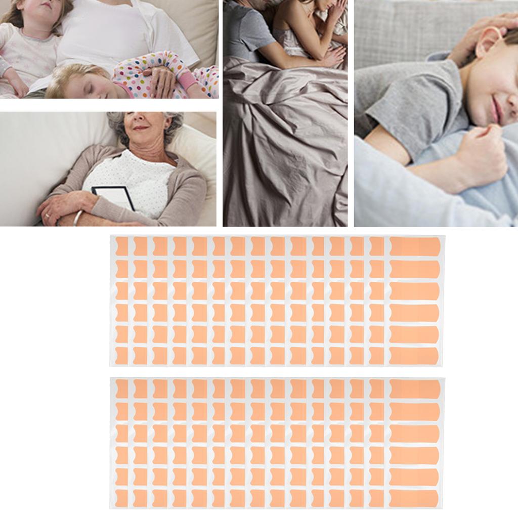 180pcs Snore Reducing Strips Mouth Tape Gentle Sleep Strips for Nose Breathing Snoring Relief