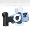 Bluetooth Single-Axis Camera Handle with Fill Light for Horizontal/Vertical Phone Photography & Selfies