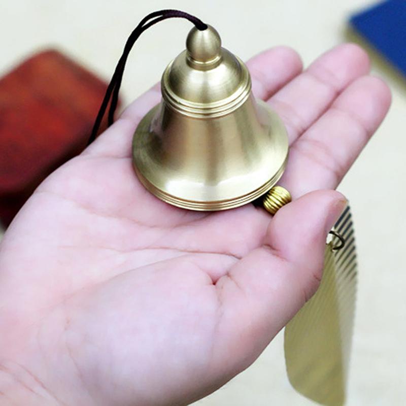 1Pc Japanese Style Copper Wind Chimes - Outdoor Yard Garden Hanging Decor, Wind Music Bell Sound Home Landscape Decoration