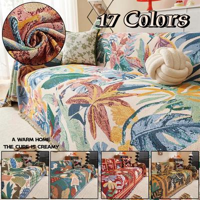 Vintage Sofa Towel Modern Luxury Design Universal Couch Cover Non Slip Sofa Blanket For All Seasons Stylish Protector