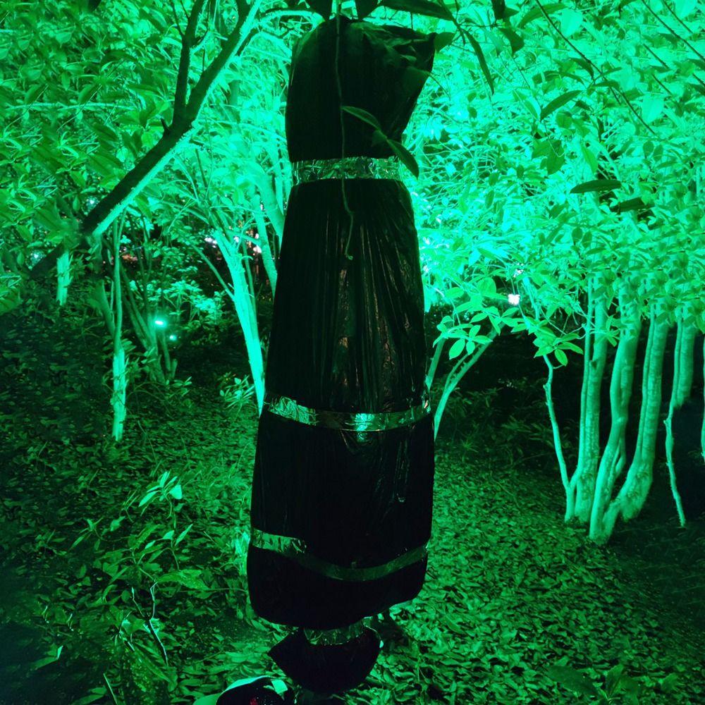 Halloween Decorations Inflatable Hanging Corpse Scary Black Dead Victim Props Hanging Dead Body Large Halloween Ornament Garden
