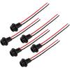 WINKA T10 194 Extension Harness Plugs Connectors Wiring Sockets For Car 6Pcs