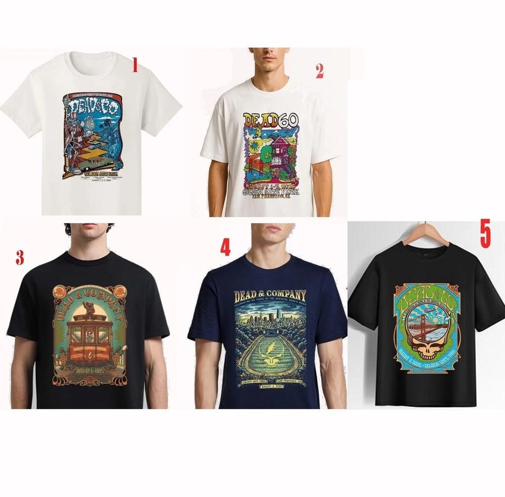 

Dead andCompany Aug 1-3 2025 Golden Gate Park San Francisco CA T Shirt M