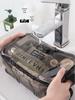 Transparent Waterproof Cosmetic Bag - Large Capacity Travel Toiletry Organizer for Women