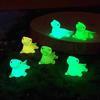 10 Peças/conjunto Mini Lagartos Brilham no Escuro Lagarto Vivário Acessórios DIY Miniaturas Figurinhas Decoração Jardim de Fadas Animais Kawaii