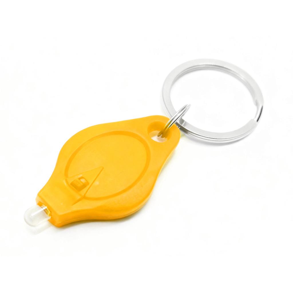 Schlüsselanhänger-Taschenlampe Ultra Mini Schlüsselring-Licht Rautenform für UV-Härtung Lila Licht