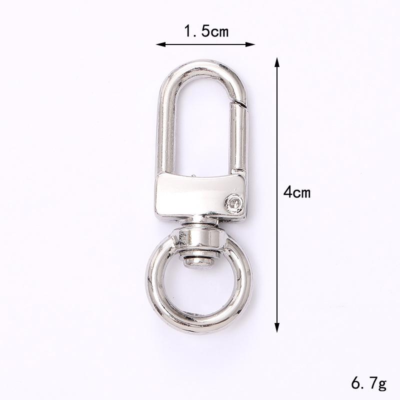 Yi Lian Schmuck Zinklegierung Herzplatte Schlüsselanhänger mit Karabinerverschluss