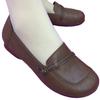 Leather single shoes women's 2025 new autumn soft leather soft-soled middle-aged and elderly mother shoes comfortable flat-soled non-slip wide-f