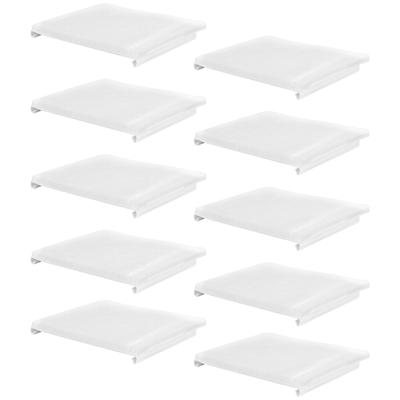10Pcs Paint Edger Replacement Pads Nylon Dense Bristles Corner Painter Pads Resilient Trim Painting Tool Pads for Walls Ceilings