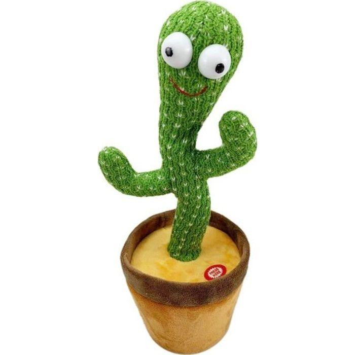 Jouet électrique torsadé - Peluche Cactus dansante - Vert - Pour bébés - Interactif