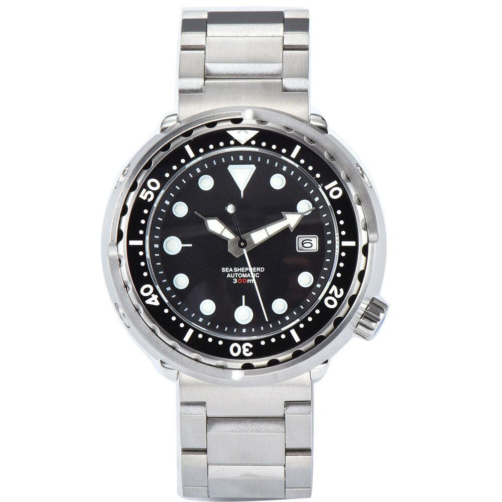 Tandorio 46.5mm 30ATM Diving Watches For Men NH35A Movement Automatic Mechanical Stainless Steel Wristwatch Sapphire Glass Solid