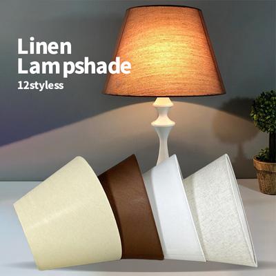 Nordic Style Chandelier Lamp Shade Linen Cloth Bedside Table Ceiling Light Cover E27 Modern Home Decor Wall Lamp Floor Lampshade