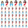 50 Peças Mini Figuras de Jesus Pequenas Figuras da Virgem Maria Boneca Miniatura de Jesus Virgem Maria Para Esconder e Procurar Lembrancinhas de Festa Religiosa