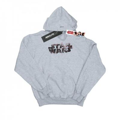Damska/damska bluza z kapturem The Last Jedi Spray Logo