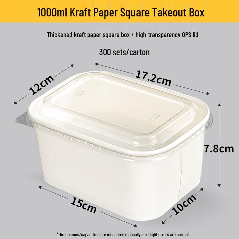 Shixun Disposable Kraft Paper Salad Boxes with Lids