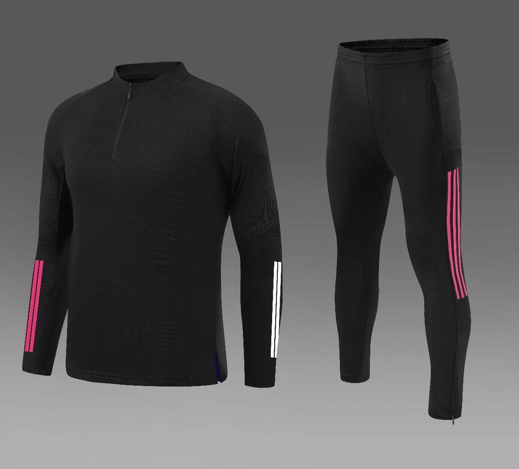 Football Jersey Long Sleeve Autumn And Winter Unfleece Sweater Pullover Training Adult Suit Printing Casual Sports Jersey
