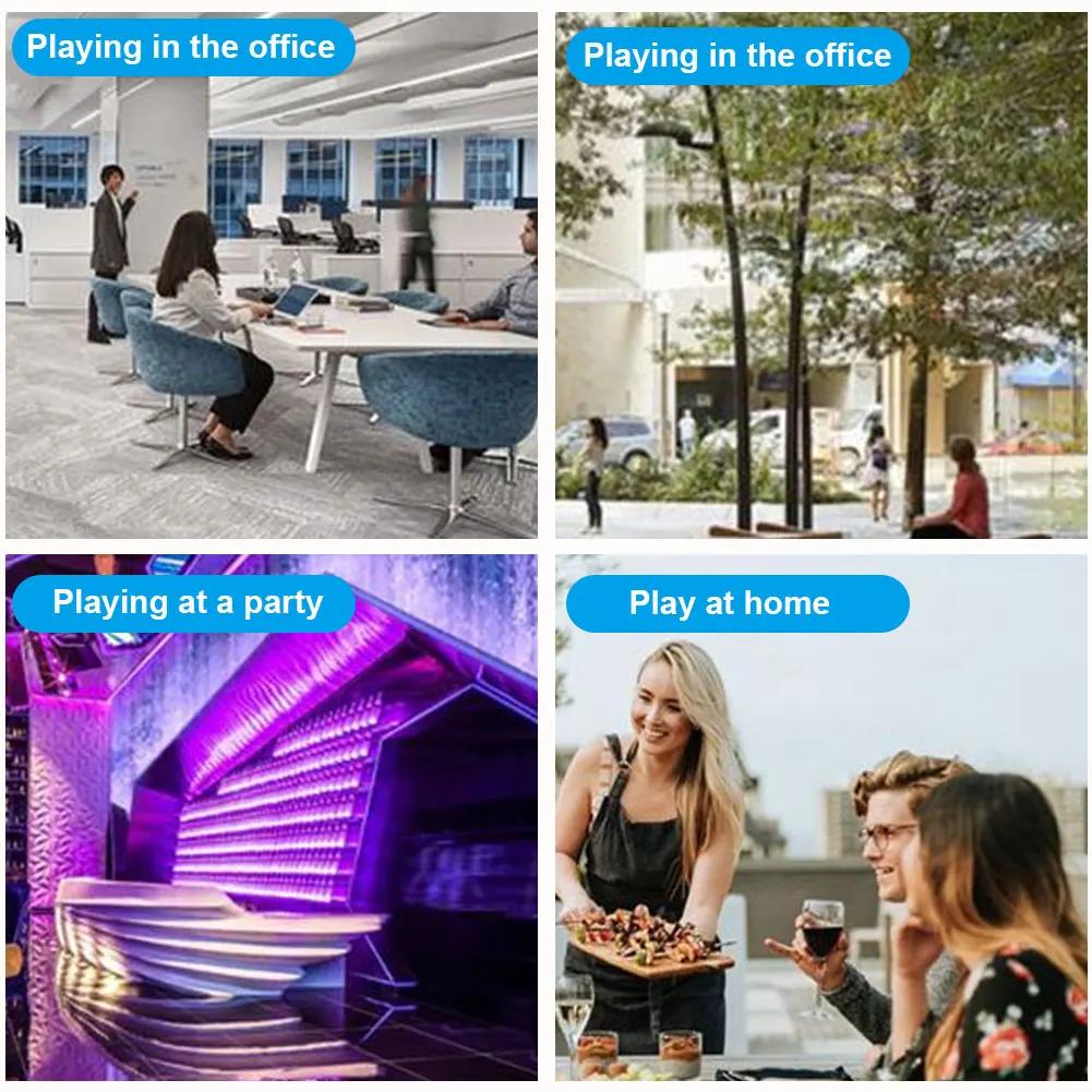 Electronic Virtual Air Drum Drumsticks Pedals Portable Virtual Reality Drum Kit Professional Gift for Adults Kids