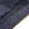 PRADA ChainShoulder Shoulder Bag quilting Navy blue Nylon Women Used