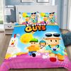 Catoon 3D Print Bedding Set S-Stumbles Guys Duvet Cover Pillowcase Game Bedroom Decoration Bed Youth Girls Boys Gift