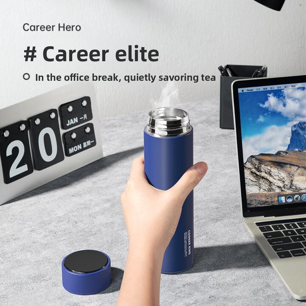 COOKER KING 490ml Thermos Cup 316 Food Grade Stainless Steel Water Bottle Easy To Clean Long Lasting Insulation Outdoor Kettle