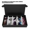 5 Grids Glasses Storage Box Protective Sunglasses Display Case Travel Jewelry Organizer
