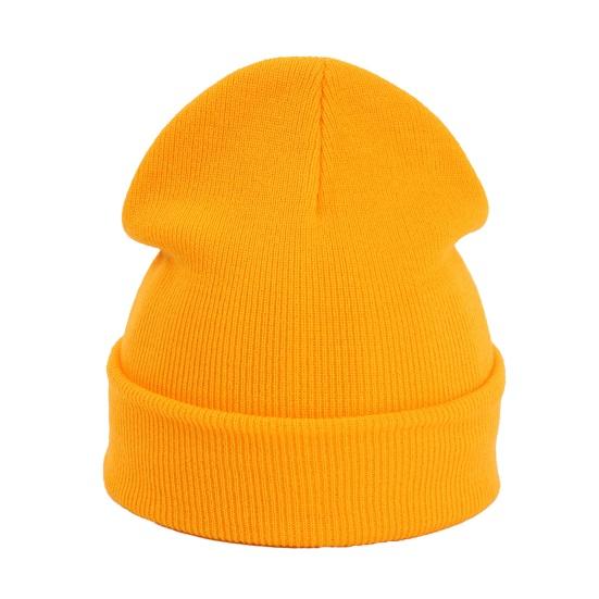 Simple Style Winter Beanies Unisex Solid Color Knit Beanies, Classic Slouchy Skull Cap for Winter, Soft Elastic Casual Warm Headwear Men Women,