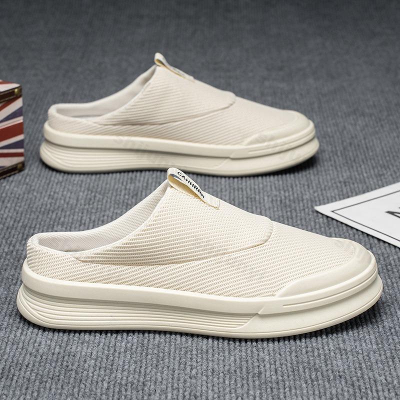 Men's Fashion Home Slippers 2025 Autumn Anti Slip Comfortable Breathable Outdoor Casual Slippers Indoor Platform Casual Shoes