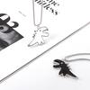 Chokers White Cartoon Dinosaur Clavicle Chains Dinosaur Necklace Couple Necklaces Korean Style
