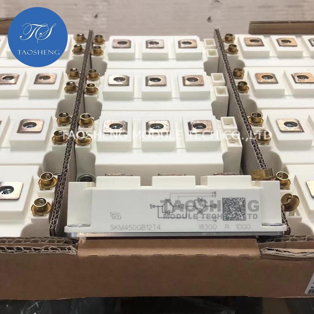 1PCS SKM450GB12T4 450A/1200V New and Original IGBT (TAOSHENG) MODULE #TS082