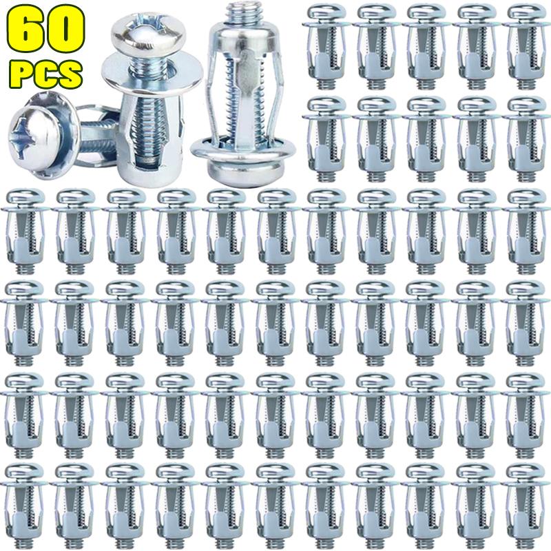 Petal Screw Jack Nuts Screw Anchors Petal Expansion Plugs for Curtain Expansion Clamp Petal Rivet Lock Bolt Board Wall Fasteners