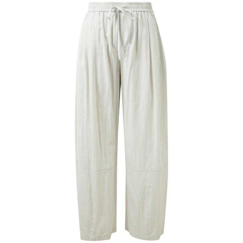 Women's Elastic High-Waist Wide-Leg Casual Pants