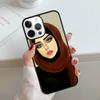 Arab Woman With Niqab Face eye Phone Case For iPhone 17 Air 11 12 13 14 15 16 Pro Max Cover For iPhone 17 Air Max Plus