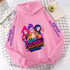 New KPop Demon Hunter Cartoon Girls Hoodies Children's Korean Wave Print Fashion Casual Tops Casual Girls Clothing Warm