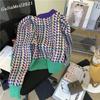 Knit Cardigan Women 2022 Autumn And Winter New Round Neck Fashion Retro Short Sweater Tops