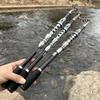 Mini Portable Carbon Fiber Sea Fishing Rod Long Throwing Rod 1.8-3.0m Telescopic Fishing Rod Super Hard Fishing Rod Sea Fishing Tackle Set
