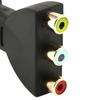 Video Audio Adapter Gold-plated High Resolution Portable HDMI-compatible to 3 RGB RCA AV Component Converter for TV