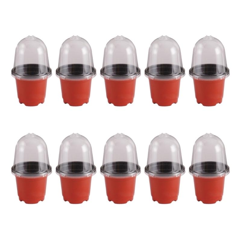 

5/10/15/20Pcs Plastic Plant Nursery Pots Starting Plant Pots Flower Pots Container for Succulents Vegetable