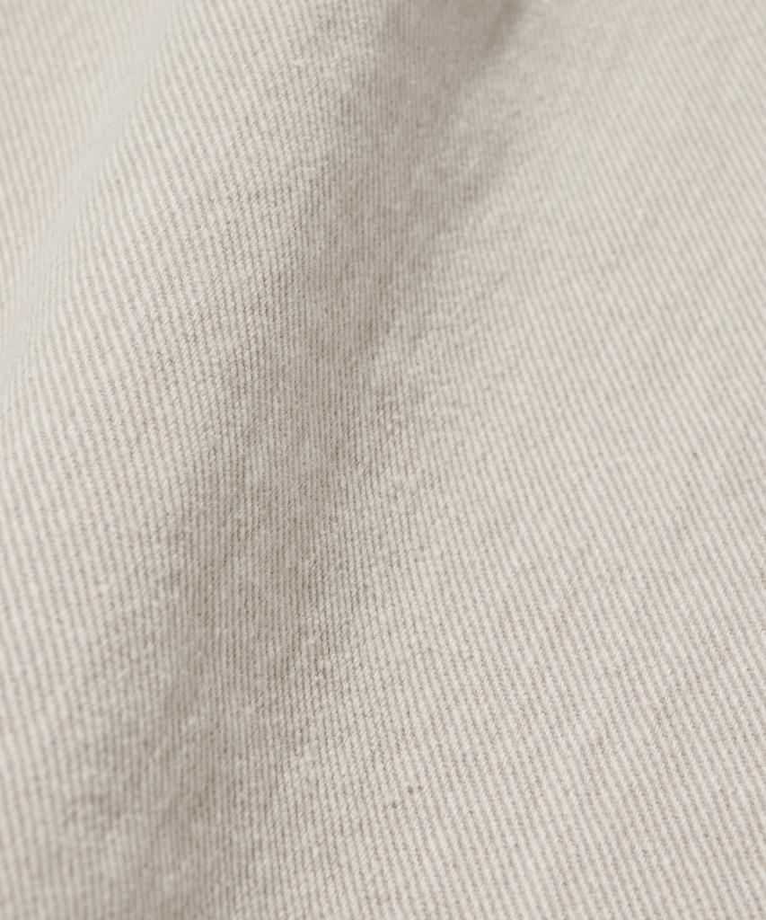 OTHERFITS Bio One-Pleat Wide Cotton Pants (Ivory)