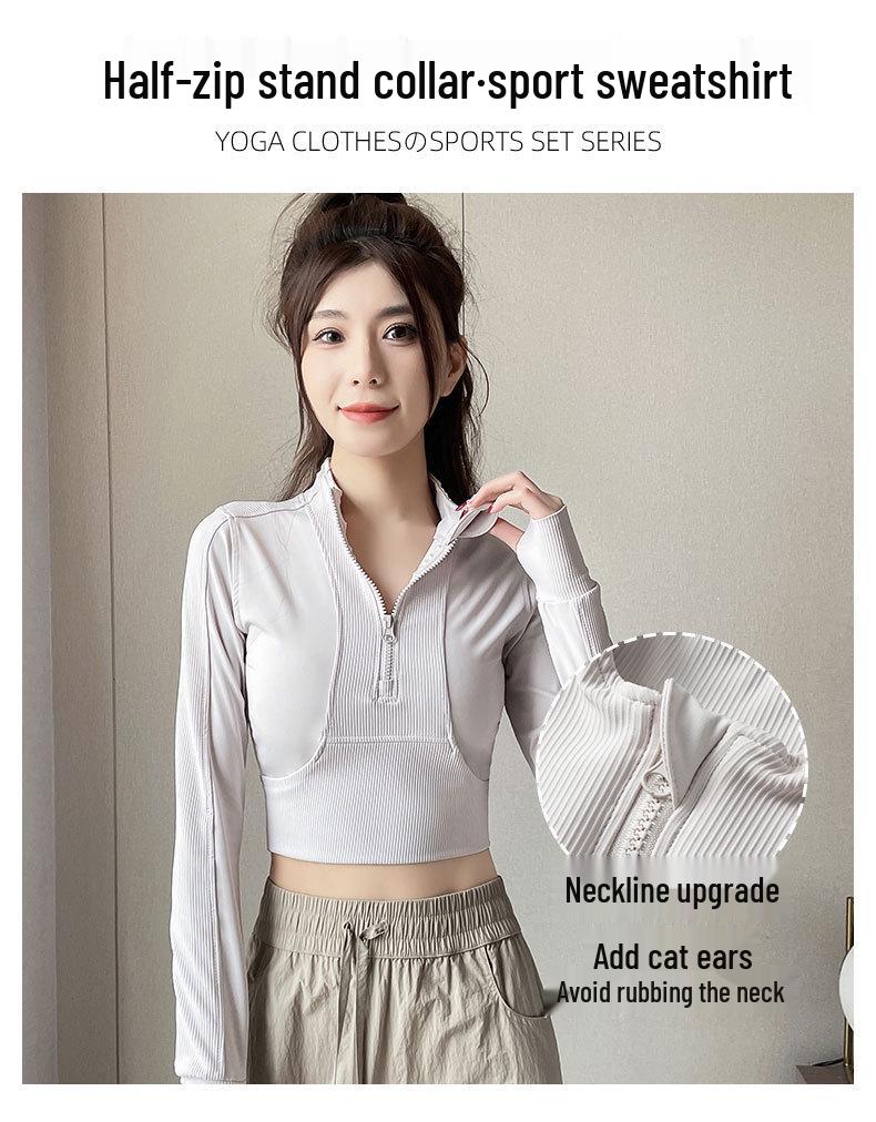 2024 Damen Schnelltrocknendes Freizeit-Sportbekleidungsset: Morgenlauf- & Yoga-Top mit lockeren Cargohosen