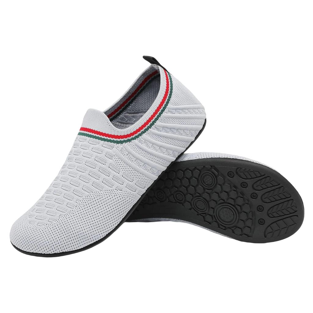 Unisex Lightweight Flyknit Yoga Shoes Slip On Water Shoes Quick Dry Breathable Mesh Upper Non Slip Sole Flexible Design