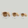 Seagrass & Cotton Round Baskets with Lids – Natural – Set of 3